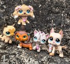 5pcs Little Pet Shop Lps Shorthair Cat And Dog Body Kids Gift Animal Mini Toy