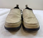 Crocs Walu Slip On Loafers Canvas Shoes Tan Khaki 11270 Mens Sz 13