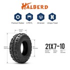 Full Set 4 21x7-10 20x11-10 Atv Tires Sport Quad Heavy Duty 21x7x10 20x11x10