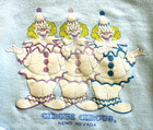Vintage 1980 s Circus Circus Reno Child Sweatshirt m clowns blue