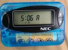 Nec Arch Flex Wireless Pager Beeper   Belt Clip Vintage Blue See Through