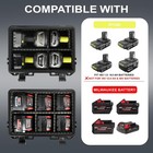 Hard Case For Ryobi 18v Battery Storage - Waterproof   Shockproof Power Tool    