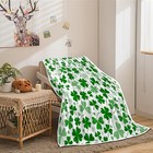 St Patricks Day Throw Blanket  St Patricks Day Blanket Irish Blanket Green2