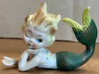 Pair Of Vintage Old Ceramic Mermaids From Weeki Wachee Springs Florida 