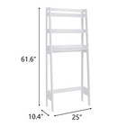 3-shelf 61 7  Bathroom Organizer Over The Toilet Storage Rack Space Save White