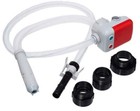 Battery Powered Tera Pump Trfa01 Fuel Transfer Pump With Intake Hose   Nozzle