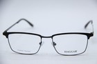 New Haggar Hft550 Matte Black Authentic Designer Eyeglasses 54-17