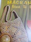 Purse Bag Belt Jewelry Hanger Learn Macrame Start To Finish H-193 Boho Hippie