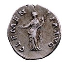 140-143ad Denarius Roman Empire Ancient Silver Old Coin Rome Mint Antoninus Pius
