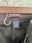 Women   s Distressed Denim Skinny Jeans Size 7 Black Mid Rise Ankle Pants Ripped