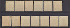 Bahrain - 1942-45 Kgvi Scott 38-45 46-51 - Ovpt On India Stamps - 13v - Mint Lh