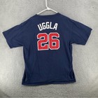 Majestic Atlanta Braves  26 Dan Uggla Jersey T-shirt Men s Sz Xl