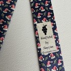 Vineyard Vines Silk Tie Boys Youth Teens Blue Christmas Red Santa Hat Necktie