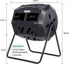  Gobetter 45 Gallon Composting Tumblers Rotating Bin Outdoor With Certification