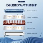 Easttop 008k Diatonic Blues Harmonica Key Of C Blues Harp Mouth Organ 10hole New