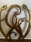 Geo  Washington Cypher Bicentennial 76-6 Brass Trivet  Virginia Metalcrafters 
