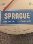 Vintage Sprague Thermometer  the Mark Of Reliability  By Ohio Thermometer Co 