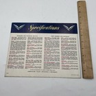 1951 Chrysler Windsor New Yorker Imperial Sales Brochure Original Fold Out