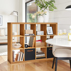 12-cube Storage Organizer  Bookcase  Display Compartment  Open Back  Home Office