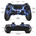 Custom Design Wireless Ps4 Controller W thumb Grips For Ps4 Console  lightning 