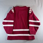 Athletic Knit Oklahoma Sooners Hockey Jersey Crimson White Womens S youth Large
