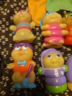 Lot Of 9 Playskool Glo Friends Glow Worm Bug Finger Figure Toys Vintage Hasbro