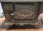 Vintage Antique Eagle Cast Iron Stove Saleman Sample Toy   C2