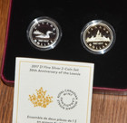 2017 Canada Silver 2 Coin Set 30th Anniversary Of The Loonie W box   Coa