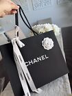 Chanel Shopping Bag Only With Flower And Ribbon For Gifts Or Decor