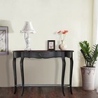 Wood Console Sofa Entry Table With Drawer   Shelf For Living Room Hallway Foyer 