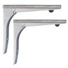 Folding Shelf Brackets Commercial Grade For Concession Stands   Food Trucks X 2