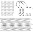 925 Sterling Silver Earring Hooks For Jewelry Making Supplies Kit 100pcs 50pairs