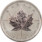 2011 Canada  5 1 Oz  9999 Silver Maple Leaf - Gem Brilliant Uncirculated 