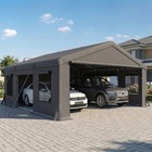 20  X 20  Heavy Duty Carport  Portable Garage With Doors  Windows