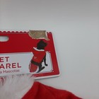 Holiday Time Pet Apparel Santa Claus Dog Outfit Costume Medium Christmas Red New
