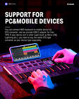      Donner Usb Midi Controller Beat Maker 16 Beat Pads 2 Fader Knobs Drum Machine