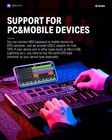 Donner Dpd-16 Usb Midi Controller 16 Beat Pads 2 Fader   Knobs Witth Software