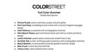 Color Street   Color Summer glow Neons crushed Jellies birds Of Paradise trends