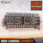 66  W Super Large Power Tool Organizer Wall Mount heavy Duty Cordless Tool Or   