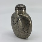 Rare Qing Dynasty Chinese Antique Metallic Carved Snuff Bottle 18th 19th Century