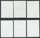  mag316  Burundi 1980 Birds Complete Set Used   gold Metallic Frame   Rare  