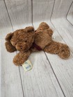 2003 Princess Soft Toy Stuffed Brown Teddy Bear Laying Down 16   