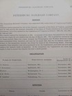 1892 Annual Train Report Petersburg Railroad Garysburg Weldon North Carolina Va