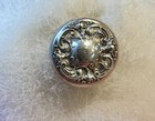 Antique Swans Down Powder Puff W  Sterling Knob