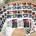 5 Sheets   20 Each Total 100pcs Usps Flowers From The Garden Forever Stamps