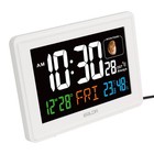 Baldr Atomic Alarm Clock In Color Calendar Moon Phase Temperature And Humidity