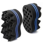Double Side Barber Hair Brush Sponge Locking Afro Curl Twist Dreads Coil Wave Us