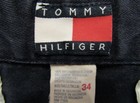 Mens Tommy Hilfiger Pleated 100  Cotton Navy Blue Shorts Size 34 Inseam 7 