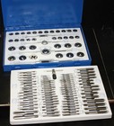110pc Metric Large Tap   Die Set Rethreading Thread Hole Threader Renew Threads