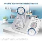 Vtech Cordless Phone Answering System Bluetooth Call Block 2 Handsets White